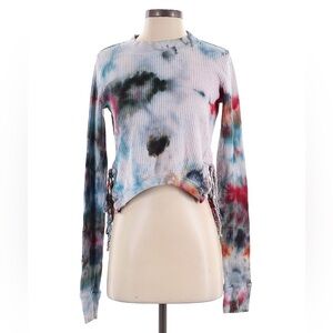FP One Free People Tie-Dye Long Sleeve Women's thermal